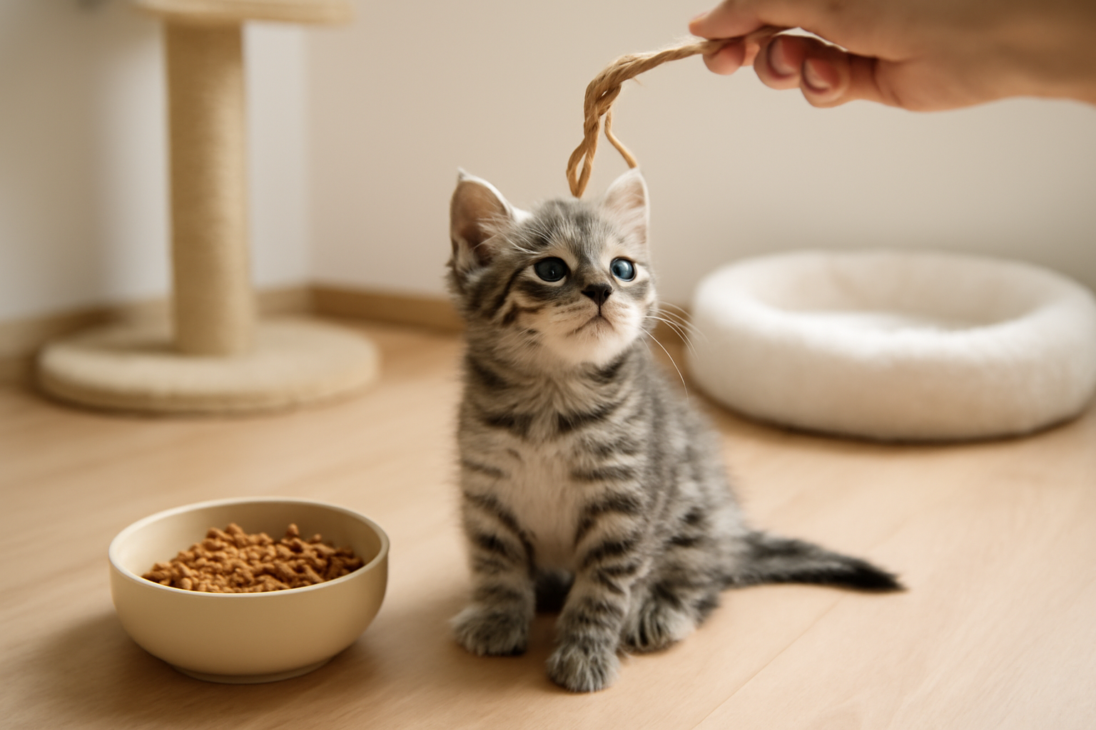 como cuidar do filhote de gato